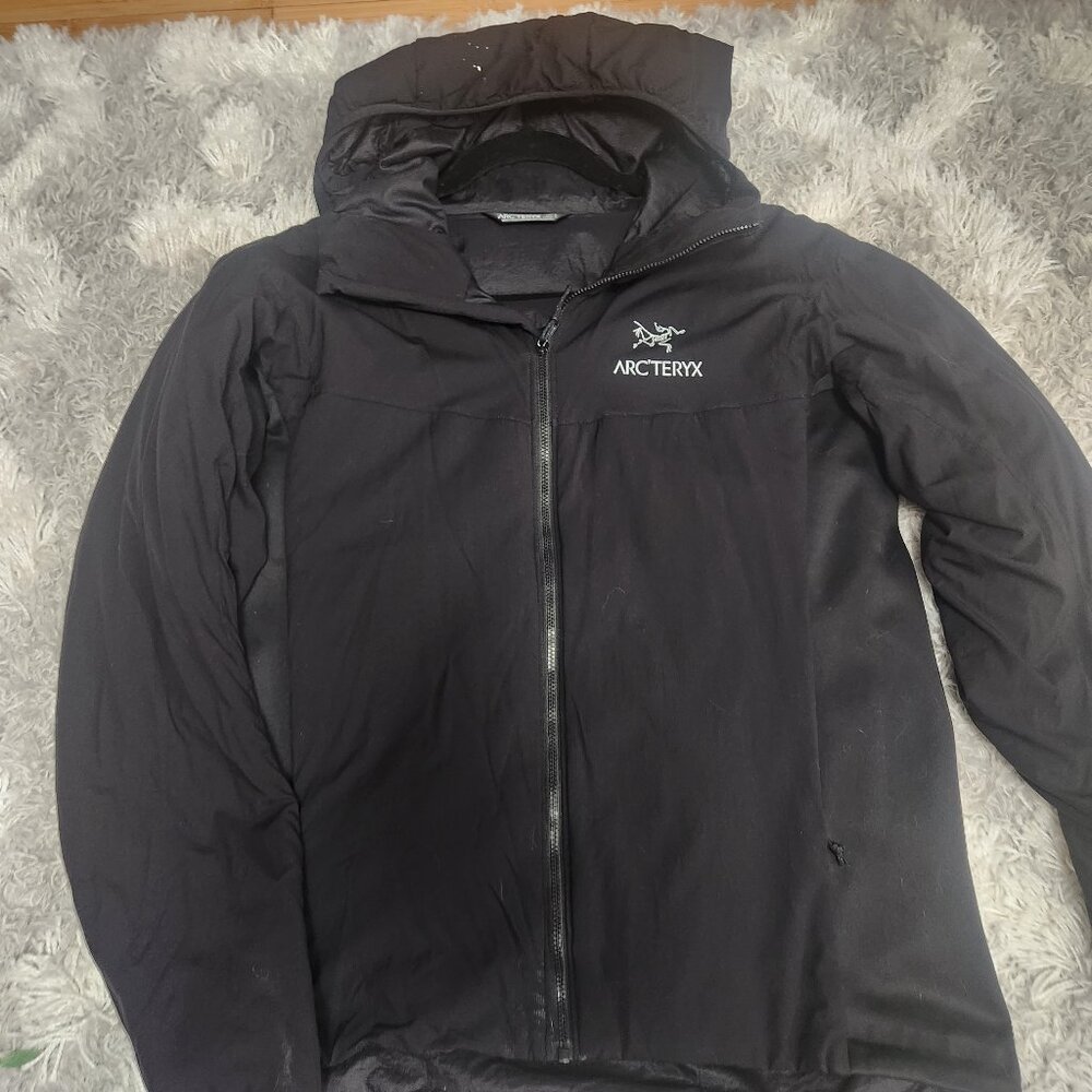 Arcteryx Atom LT hoody black men's small